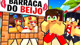 BARRACA do BEIJO das MENINAS PRAIANAS no Minecraft