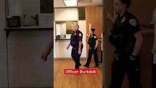 Officer Burkdoll  hates me #cops #copwatch #tularecountycopwatch