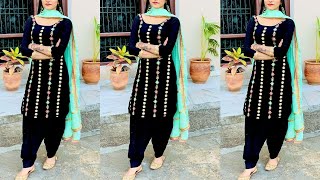 30+ Different types of black suit design || beautiful black kurti design ||