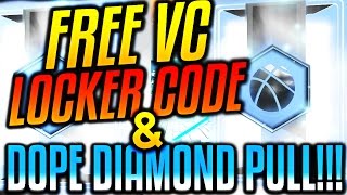 FREE VC LOCKER CODE & DOPE DIAMOND PULL! NBA 2K17 MyTEAM PACK OPENING!