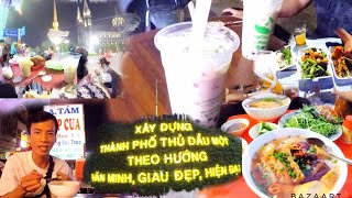 Ăn Vặt Tại Chợ Đêm Thủ Dầu Một Bình Dương và Cái Kết ... | Quân Vlogs | #63