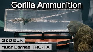 Gorilla Ammunition 300BLK 110gr Barnes TAC-TX