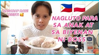 FILIPINA WORKER IN POLAND: NAGLUTO NG PAGKAIN PARA SA ANAK AT SA BIYENAN NI BOSS | Lhara Barnig 🌷