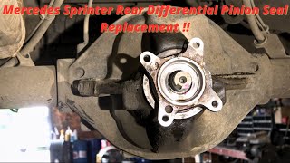 Mercedes / Dodge Sprinter : Rear Differential Pinion Seal Replacement Step By Step Guide!