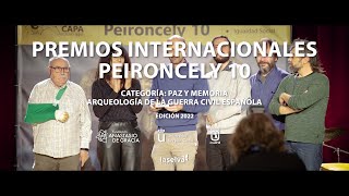 Premios Internacionales Peironcely 10. Edición 2022. Categoría PAZ y MEMORIA