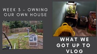 Week 3 - Vlog of Owning Our First House - What We Have Been Up To This Week 😀