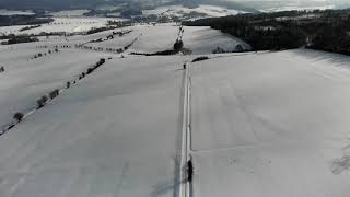 60 Sekunden mal kein Winter-Chaos: Mit der Drohne im Schnee