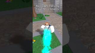 This video can only have 10 comments #roblox #shorts