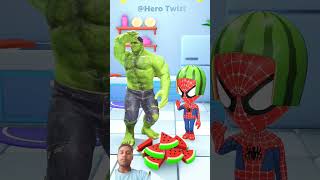 Spider-Man child cartoon hulk video #spiderman #marvel #animation #cortoon