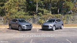 How does the 2024 Buick Encore GX compare to the 2023 Buick Encore GX?