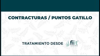 Contracturas Musculares y Puntos Gatillo.Tratamiento de Fisioterapia - FisioClinics Barcelona, Barna