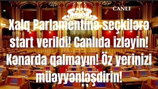 Bu gün Demokratiya Naminə Media Birliyi kanallarında canlı! Xalq Parlamenti seçkilərə start verir.