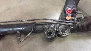 2002 Jeep Liberty 4WD 3.7L V-6 power steering rack and pinion replacement.