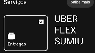 Uber Flash indisponível  sumiu do app em varias cidades não consigo habilitar