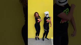 Bailando con Marshmello???😱😅 #elmerengue #marshmello #manuelturizo @marshmello