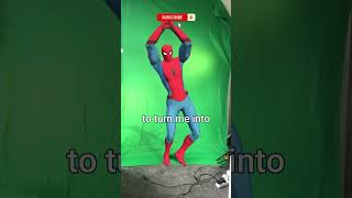 Turning myself into SPIDERMAN with Movie Magic!  #animation #snapchat #marvel #spiderman #filmmaking