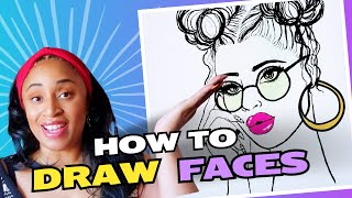 How to draw faces | 2024| Fashion Illustration