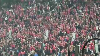 اسمع وشوف جمهور الاهلي احتفل بالفوز على الزمالك بثلاثية وهدف كهربا