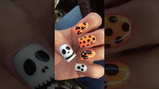 Acrylic nail ideas Halloween cute