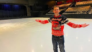 Ice Skating At Blackpool Pleasure Beach - VLOGMAS DAY 6