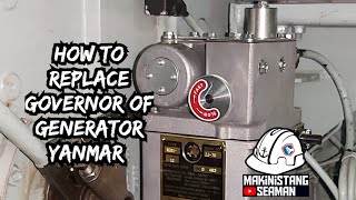 How to replace Governor unit of Generator yanmar