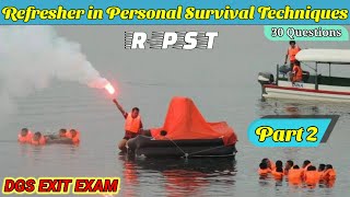 RPST Exit Exam Questions #2 | PDF on www.exitexamportal.com | Refresher PST | Personal Survival Tech