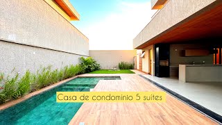 DESLUMBRANTE CASA DE CONDOMÍNIO NO JARDINS ITÁLIA - GOIÂNIA