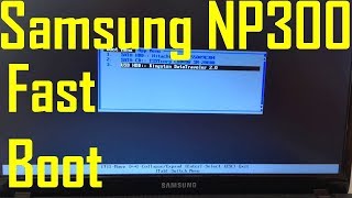 rd # 266 Samsung NP300E5C ноутбук меню быстрой загрузки