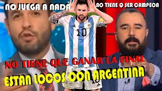 CRITICAS MALIGNAS a la SELECCION ARGENTINA por LLEGAR a la FINAL de la COPA AMERICA