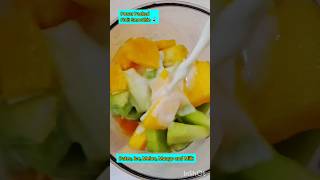 Energy Packed Fruit Smoothie / Melon and Mango SmoothieASMR #youtubeshorts #viral #batidosaludable