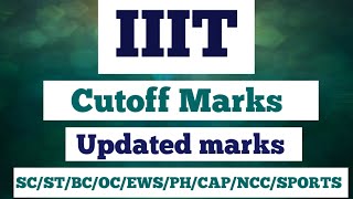 iiit cutoff marks| iiit results 2024 | Focusfirergukt| iiit phase 1 selection list