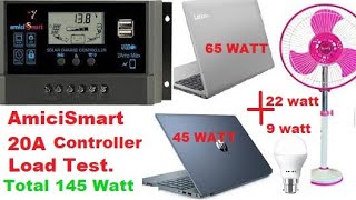 AmiciSmart 20A Solar Charge Controller Load Test in Bengali