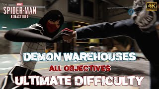 Spider-Man PC MOD : Silk All Demon Warehouses All Objectives Ultimate Difficulty