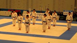 Kanku-dai and application done by Teikyo university karate club members