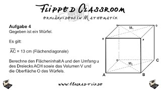 Pythagoras im Würfel - Aufgabe 4