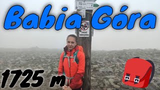 Crown of Polish Mountains - Babia mountain - Diablak 1725 m a.s.l.  reached on 20th June 2020