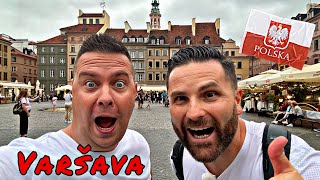 Navštívili sme mesto Varšava 🕋  Poľsko 🇵🇱  Travel_vlog   4K