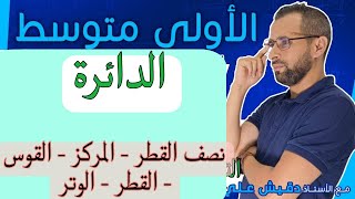 الاولى متوسط (1م): الدائرة