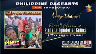 Pinoy in Equatorial Guinea - Exclusive Live Interview  with Admin Sam