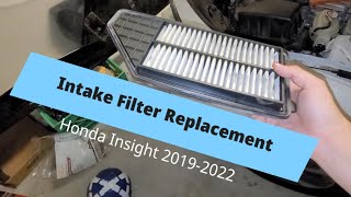 K&N Intake Filter Install On 2019- 2022 Honda Insight