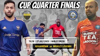 MOHAMMEDAN vs BROMLEY LEGENDS | ILFL TVL18 CUP | Quarter Finals | TWO OF THE BEST GO TO THE WIRE