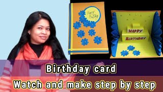 Beautiful Birthday card# invitation card ideas# Birthday cards handmade || Greeting cards|| Handmade