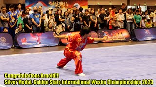 Arnold, Nanquan (Southern Fist) Silver Medal, Golden State International Wushu Championships 2023