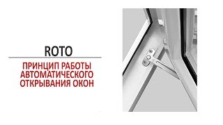 ROTO. Автоматическое открывание пластиковых окон