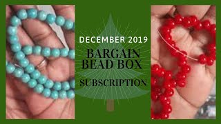 December 2019~Bargain Bead Box Subscription