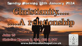 Sunday Morning 28th January 2024