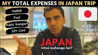 My total EXPENSES for JAPAN TRIP