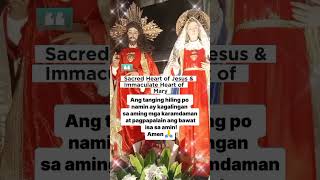 Sacred Heart of Jesus & Immaculate Heart of Mary #sacredheart #immaculateheartofmary #fyp #shorts