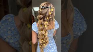 #wedding #party #hairstyle #tutorial 🌸#viral #youtubeshorts #2023 #part1