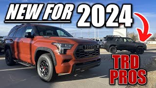 TERRA or UNDERGROUND? 2024 Toyota Sequoia TRD Pro and 2024 Toyota 4Runner TRD Pro!